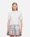 THOM BROWNE STRETCH VISCOSE JERSEY T-SHIRT