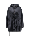 Saint Laurent Cassandre Windbreaker In Black