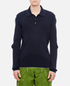 BOTTEGA VENETA COTTON POLO SHIRT LONG SLEEVE