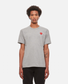 Comme Des Garçons Play Play X Invader T-shirt In Grey