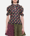 Chopova Lowena Black Rattler Leaf Polo In Black