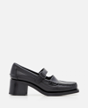 HEREU 50MM BLANQUER LEATHER MARY JANE LOAFERS