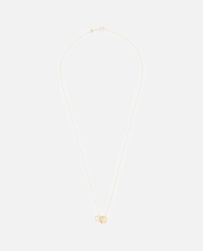 Alíta 9kt Gold With Diamond Nubecita Necklace In Golden