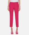 ALEXANDER MCQUEEN VISCOSE CREPE CIGARETTE TROUSERS