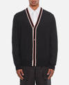 Alexander Mcqueen Alexander Mc Queen Black Wool Cardigan In Black