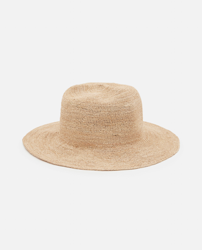 Max Mara Blanc Crocheted Straw Hat In White