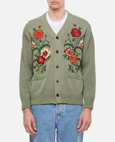 Junya Watanabe Man Cardigan In Green