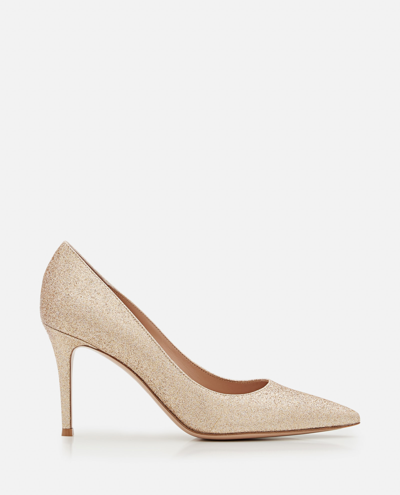 Gianvito Rossi 85mm Gianvito Stiletto Heels In Gold