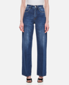 FRAME LE HIGHNTIGHT WIDE LEG COTTON JEANS