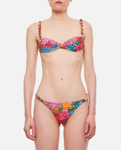 Reina Olga Marti Printed Bikini Set In Multicolor