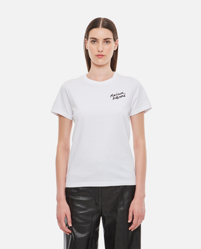 Maison Kitsuné Cotton T-shirt In White