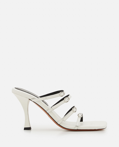 Proenza Schouler Off-white Square Heeled Sandals