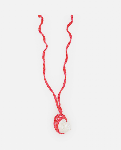Alanui Crocheted Necklace In Orange