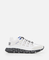 Versace Trigreca Low-top Sneakers In White