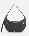 Versace Repeat Large Shoulder Bag In Black