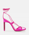 Attico Adele Lace-up Pumps In Pink