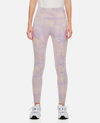 Moncler Abstract Pattern Leggings In Purple