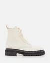 Proenza Schouler Combat Boots In White