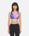 Versace Jeans Couture Multicolor Space Couture Tank Top In Blue