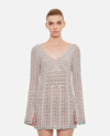 Marco Rambaldi Braided Knitted Dress In Pink