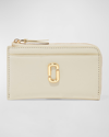 Marc Jacobs The J Marc Top Zip Multi Wallet In Cloud White