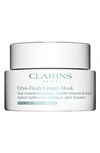 CLARINS CRYO-FLASH INSTANT LIFT EFFECT & GLOW BOOSTING FACE MASK, 2.5 OZ
