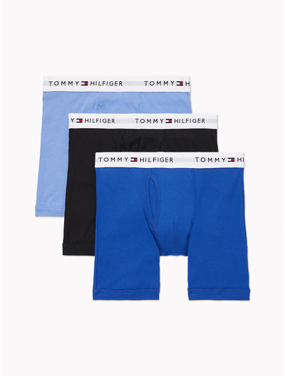 Tommy Hilfiger Cotton Classics Boxer Brief Three In Ink Blue