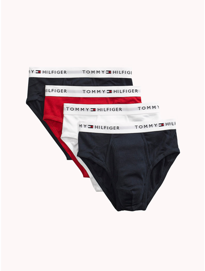 Tommy Hilfiger Cotton Classics Brief Four In Mahogany