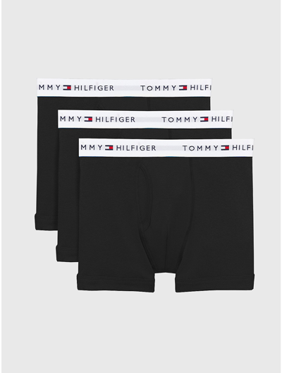 Tommy Hilfiger Cotton Classics Trunk Three In Black