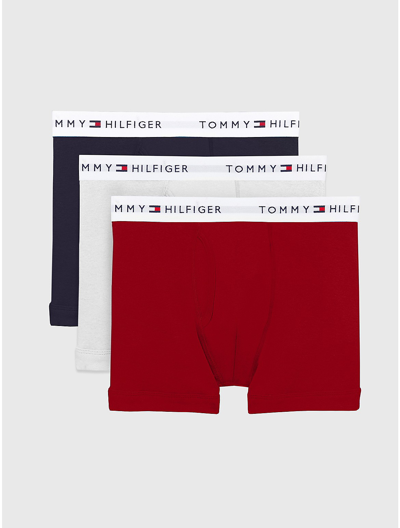 Tommy Hilfiger Cotton Classics Trunk Three In Mahogany