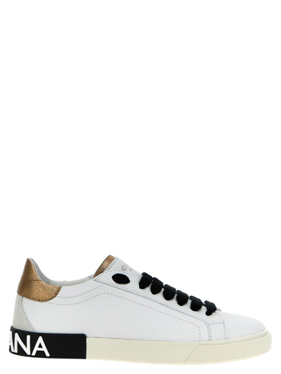 Dolce & Gabbana Portofino Vintage Sneakers White