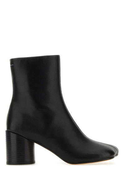 Mm6 Maison Margiela Flat Ankle Boots  Woman Color Black