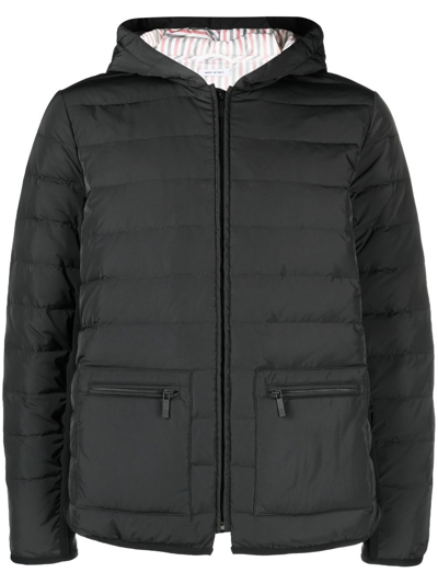 Thom Browne 4-bar Stripe Padded Jacket In Grey