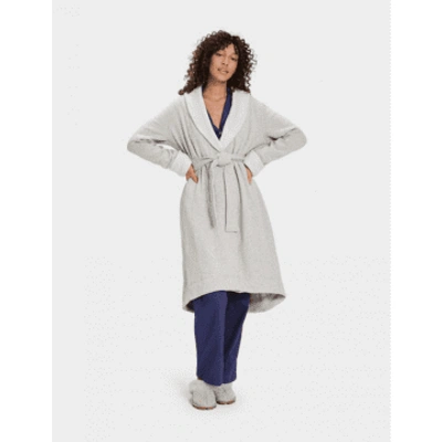 Ugg Duffield Dressing Gown In Grey