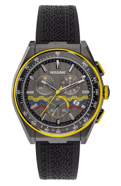 Missoni M331 Chronograph Watch In Black