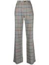 VIVIENNE WESTWOOD RAY TARTAN CHECK-PATTERN TROUSERS