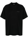 Represent Owners Club Logo Cotton T-shirt In Black  