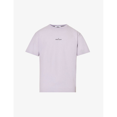 Stone Island T-shirt  Men Color White In Bianco