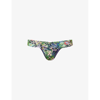 HANKY PANKY HANKY PANKY WOMENS VOICES ON THE VERANDA SIGNATURE LOW-RISE LACE THONG,68118731