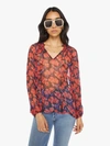NATALIE MARTIN PENNY BLOUSE WATERCOLOR ONYX SHIRT (ALSO IN X, M,L)