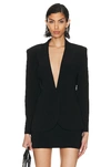 NORMA KAMALI CLASSIC SINGLE BREASTED JACKET