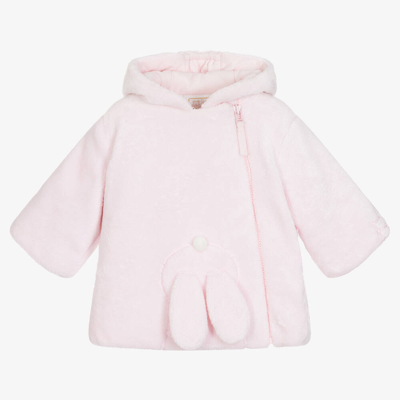Emile Et Rose Baby Girls Pink Plush Bunny Coat