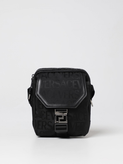 Versace Shoulder Bag  Men In Nero