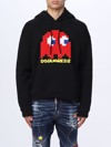 Dsquared2 Cartoon-print Hoodie In Black