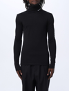 Jil Sander Man Turtleneck Midnight Blue Size 40 Wool In Blue