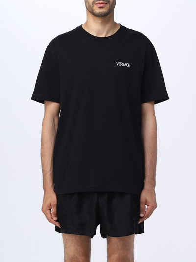 Versace T-shirt In Black