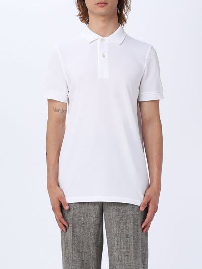 TOM FORD POLO SHIRT IN PIQUE COTTON,E49239001