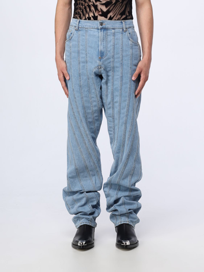 Mugler Jeans  Herren Farbe Blau In Blue