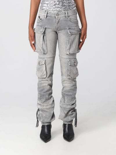 Attico Jeans The  Damen Farbe Grau In Grey