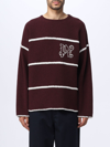 Palm Angels Pullover  Herren Farbe Burgunderrot In Burgundy